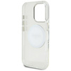 Etui Guess IML Metal Colored Circle      Classic Logo MagSafe do iPhone 16 Pro Max biały