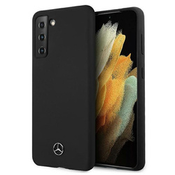 Mercedes MEHCS21SSILBK S21 G991czarny/black hardcase Silicone Line