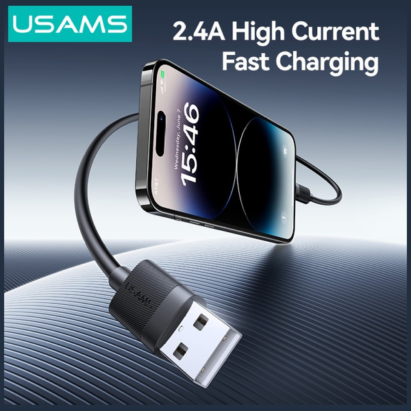 Kabel USAMS U94 12W Lightning do USB-A   1m czarny