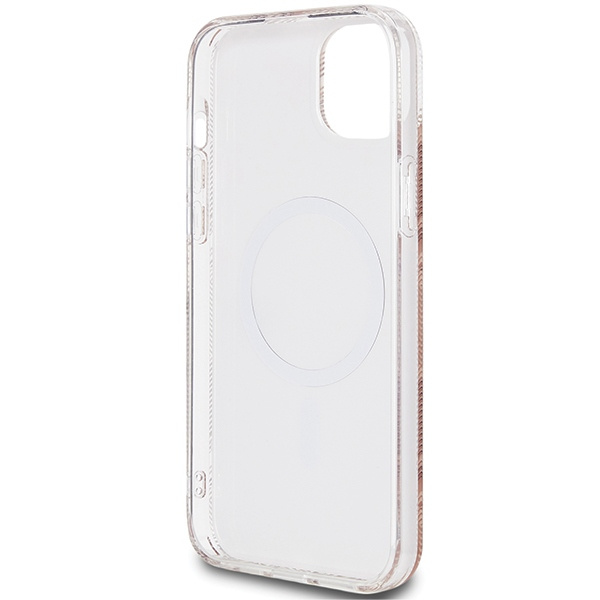 Guess GUHMP15MHGCUSTGW iPhone 15 Plus / 14 Plus 6.7" brązowy/brown hardcase IML GCube MagSafe