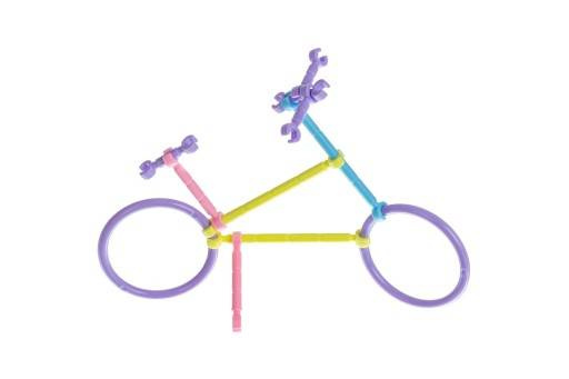 CONSTRUCTION BLOCKS STRAWS STICKS SET