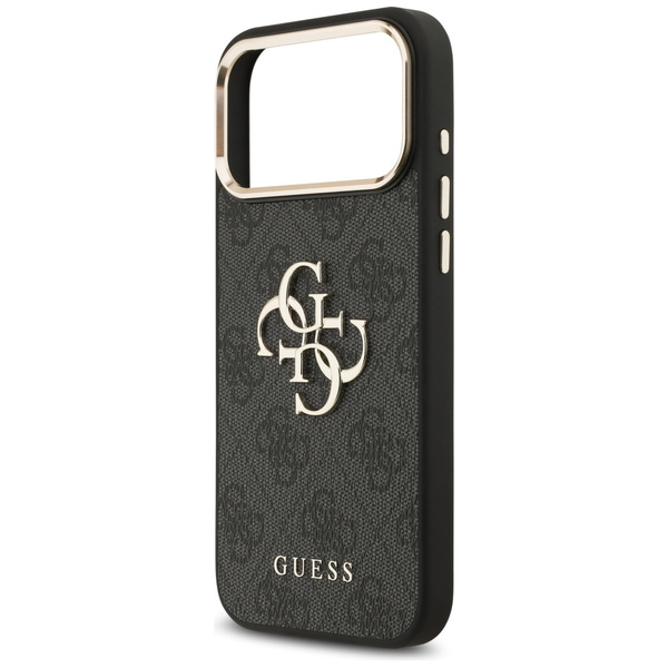Etui Guess 4G Big 4G Classic Logo do     iPhone 17 Pro Max czarny złoty