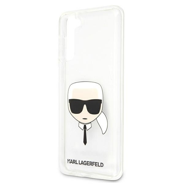KARL LAGERFELD KLHCS21SKTR S21 G991 HARDCASE TRANSPARENT KARL`S HEAD
