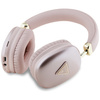 Słuchawki nauszne Guess Bluetooth 5.3    Metallic Triangle Logo różowy