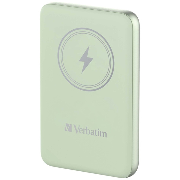Verbatim Powerbank indukcyjny `n` Go 15W10000mAh Wireless Magnetic zielony/green 32246