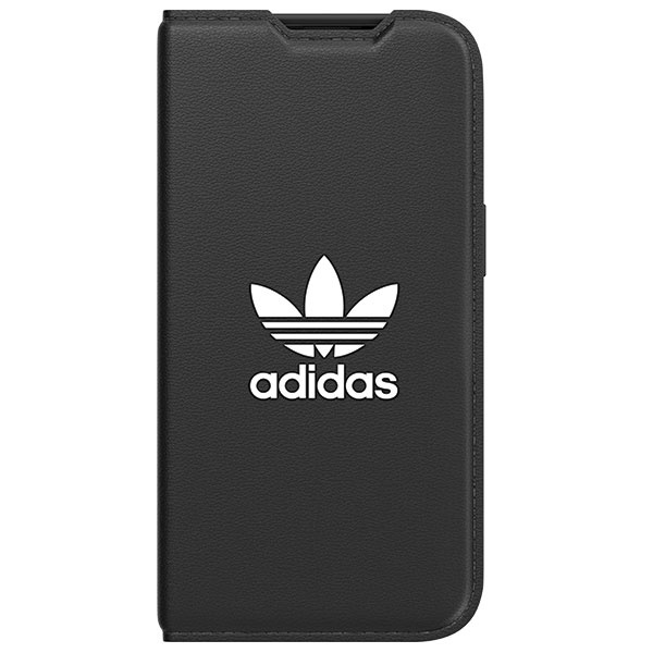 Adidas OR Booklet Case BASIC iPhone 14/ 15 / 13 6.1" czarno biały/black white 50181