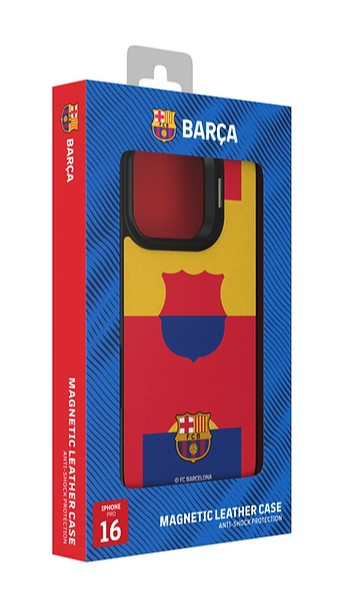 Etui FC Barcelona do iPhone 16 Pro Magnetic Case MagSafe OCFCBMCIP16PMF MF