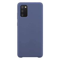 SILICONE CASE SOFT FLEXIBLE RUBBER COVER FOR SAMSUNG GALAXY A03S BLUE