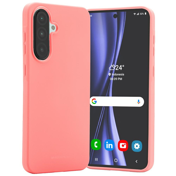 Etui Mercury Soft do Samsung Galaxy A36  różowy