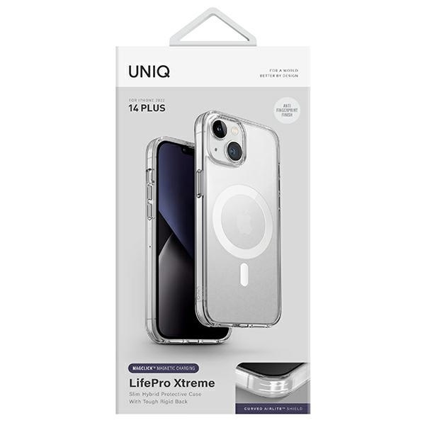 Etui Uniq LifePro Xtreme Magclick Charging na iPhone 14 Plus - przezroczyste