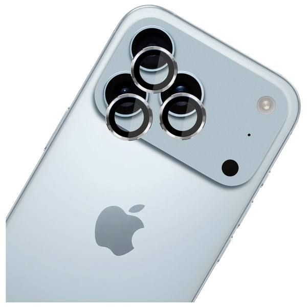 Ochrona na obiektyw aparatu 3MK Lens     Protection Pro do Apple iPhone 17 Pro /17 Pro Max srebrny
