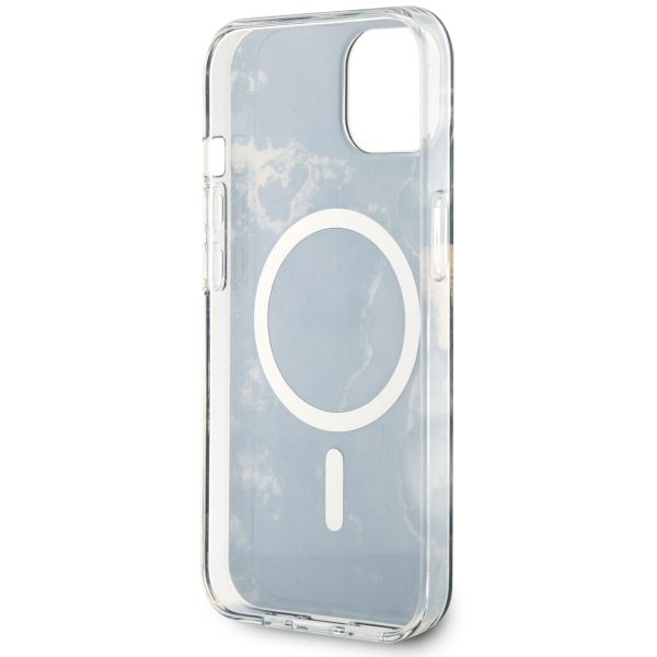 Guess GUHMP14SHTMRSK iPhone 14 / 15 / 136.1" czarny/black hardcase Golden Marble MagSafe