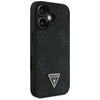 Etui Guess Grained Hot Stamp Peony       Triangle Logo MagSafe do iPhone 16 czarny