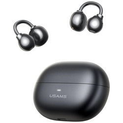 Słuchawki Bluetooth USAMS Echo R02       Clip-on bezprzewodowe szary