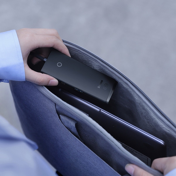 BASEUS LITE SERIES HUB USB TYPE C ADAPTER - 4X USB 3.0 1M BLACK (WKQX030401)