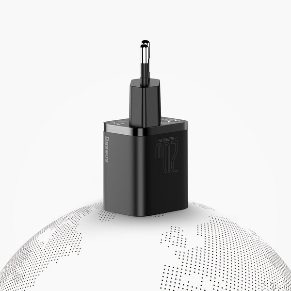 Baseus Super Si 1C fast charger USB Type C 20 W Power Delivery white (CCSUP-B02)
