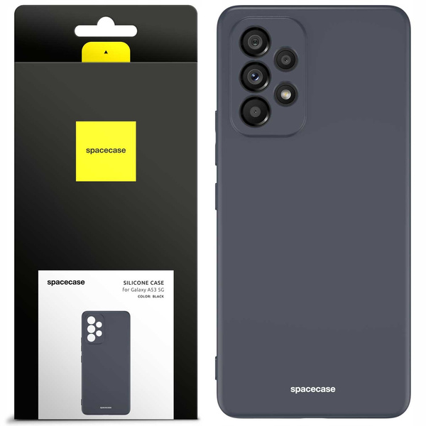 Spacecase Etui Silicone Case Galaxy A53 5G black