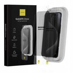 Spacecase Szkło prywatyzujące QuickFit Privacy Glass iPhone 15 Pro