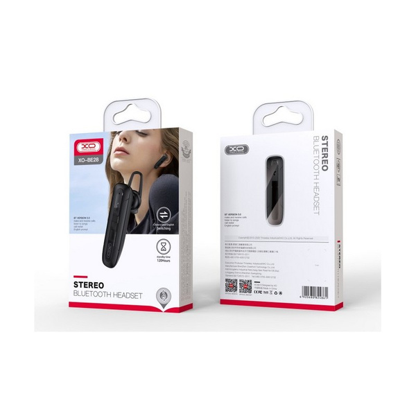 XO BLUETOOTH HANDSET BE28 BLACK