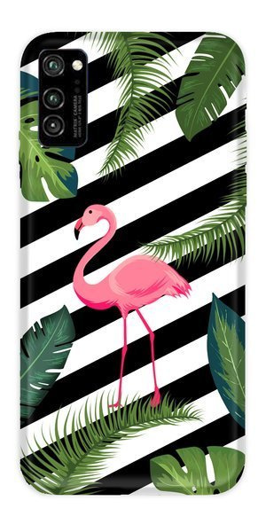 CaseGadget ETUI NADRUK FLAMINGO W LIŚCIACH HUAWEI HONOR V30