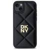 DKNY DKHCP15MPQDSLK iPhone 15 Plus 6.7"  czarny/black Quilted Stack Logo