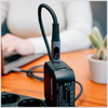 Kabel Verbatim Sync & Charge USB-C do    USB-C 100W wyświetlacz 120cm czarny 31848