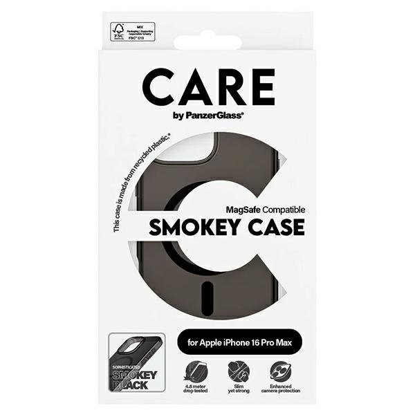 CARE by PanzerGlass Flagship Case iPhone 16 Pro Max 6.9" dymny/smokey MagSafe 1352