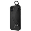 Etui Mercedes Strap Line na iPhone 12 mini - czarne