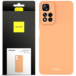 Spacecase Etui Silicone Case Redmi Note 11 Pro+ orange