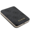 Guess Powerbank indukcyjny 15WGUPB5FP4EMGK 5000mAh czarny/black 4G Leather Metal Logo MagSafe