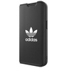 Adidas OR Booklet Case BASIC iPhone 14/ 15 / 13 6.1" czarno biały/black white 50181