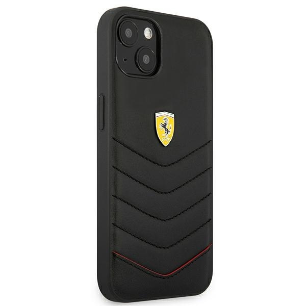 Etui Ferrari Off Track Quilted na iPhone 13 mini - czarne
