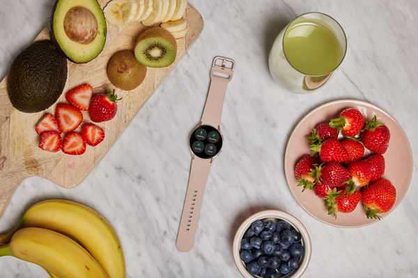 [OUTLET] Samsung Galaxy Watch 4 40mm BT R860N Rose Gold with Rubber Band Pink Grade B