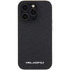 KARL LAGERFELD KLHCP15LPQKPMK IPHONE 15 PRO 6.1" CZARNY/BLACK HARDCASE QUILTED K PATTERN