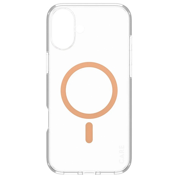 CARE by PanzerGlass Flagship Case iPhone 16 Plus 6,7" brzoskwiniowy/peachy MagSafe 1375