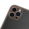 DUX DUCIS YOLO ELEGANT CASE MADE OF SOFT TPU AND PU LEATHER FOR IPHONE 13 PRO BLACK