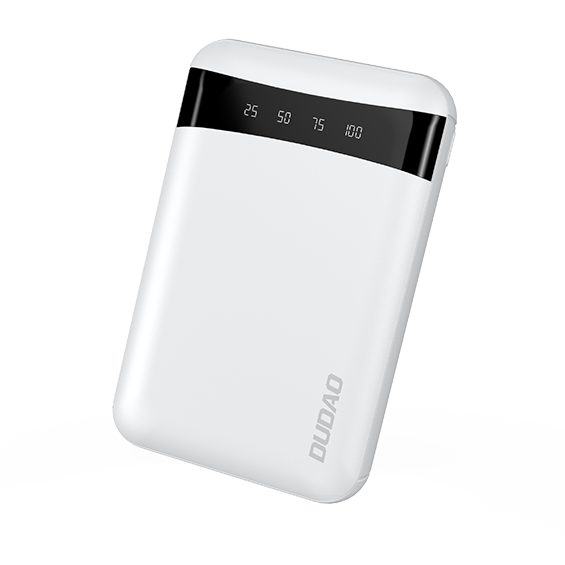 Dudao przenośny power bank USB 10000mAh biały (K3Pro mini)