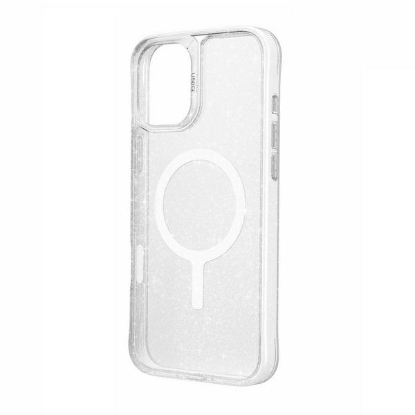 UNIQ etui LifePro Xtreme iPhone 16 Plus 6.7" Magclick Charging przezroczysty/tinsel lucent