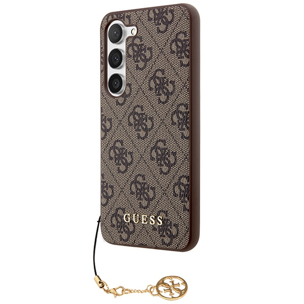 Guess GUHCSA55GF4GBR A55 A556 brązowy/brown hardcase 4G Charms Collection