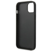 Etui Ferrari Leather Stamp Sides na iPhone 14 Plus - czarne