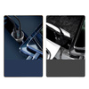 Baseus ładowarka samochodowa USB / USB Typ C 65 W 5 A SCP Quick Charge 4.0+ Power Delivery 3.0 ekran LCD przezroczysty (CCKX-C0A)