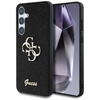 Etui Guess Fixed Glitter Big 4G Metal    Logo do Samsung Galaxy S25 czarny