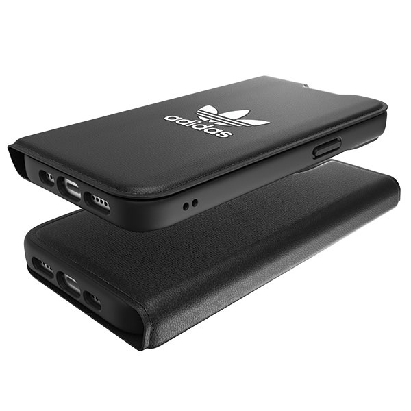 Adidas OR Booklet Case BASIC iPhone 14/ 15 / 13 6.1" czarno biały/black white 50181