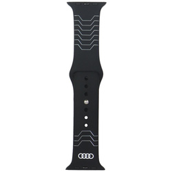 Pasek Audi Geometric Pattern Silicone    Watch Strap do Apple Watch 44/45/46/49mm czarny