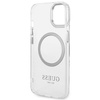 Guess GUHMP14MHTRMS iPhone 14 Plus / 15 Plus 6.7" srebrny/silver hard case Metal Outline Magsafe