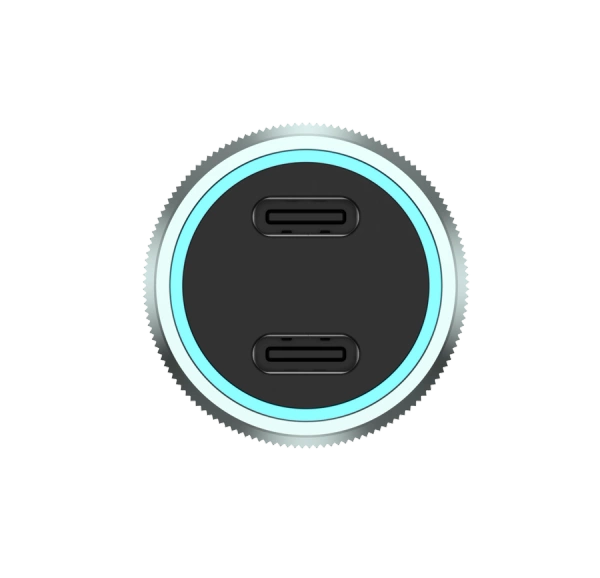 JELLICO ładowarka samochodowa F17 PD 60W 2xUSB-C Czarny