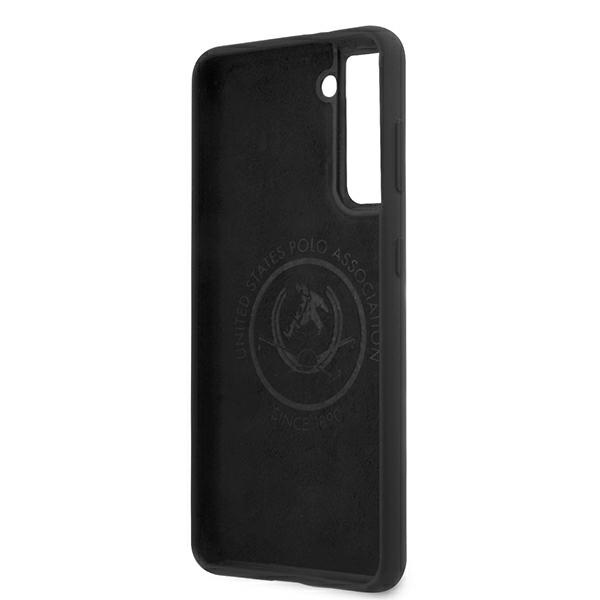 Etui U.S. Polo Assn. Silicone On Tone na Samsung Galaxy S21 - czarne