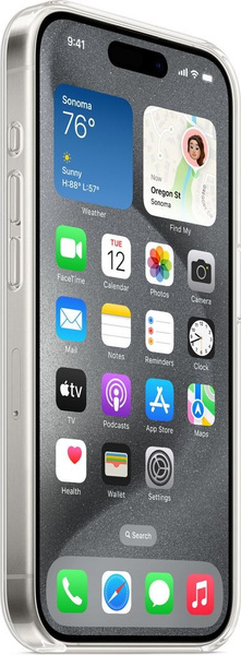 APPLE CLEAR CASE MT233ZM/A IPHONE 15 PRO MAX TRANSPARENT WITHOUT PACKAGING