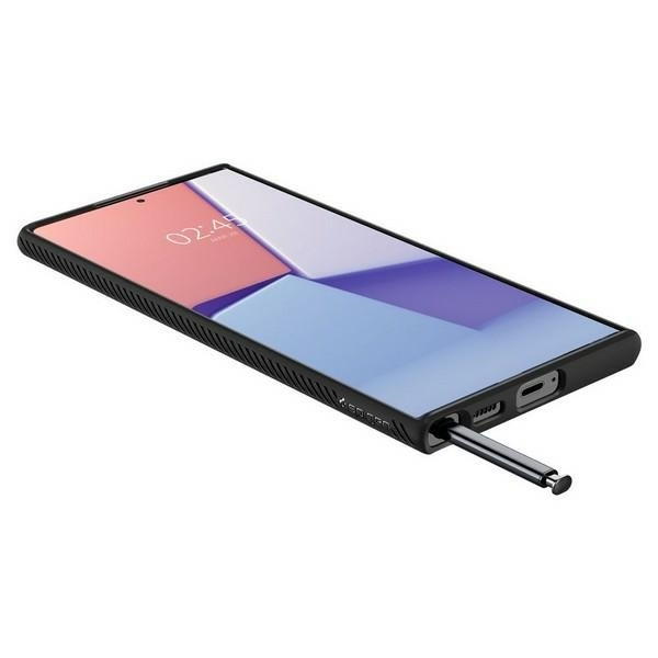 Spigen Liquid Air Case for Samsung Galaxy S22 Ultra - Matte Black