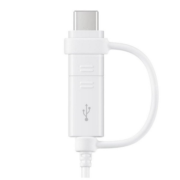 KABEL SAMSUNG EP-DG930DW MICROUSB+USB-C BIAŁY BULK